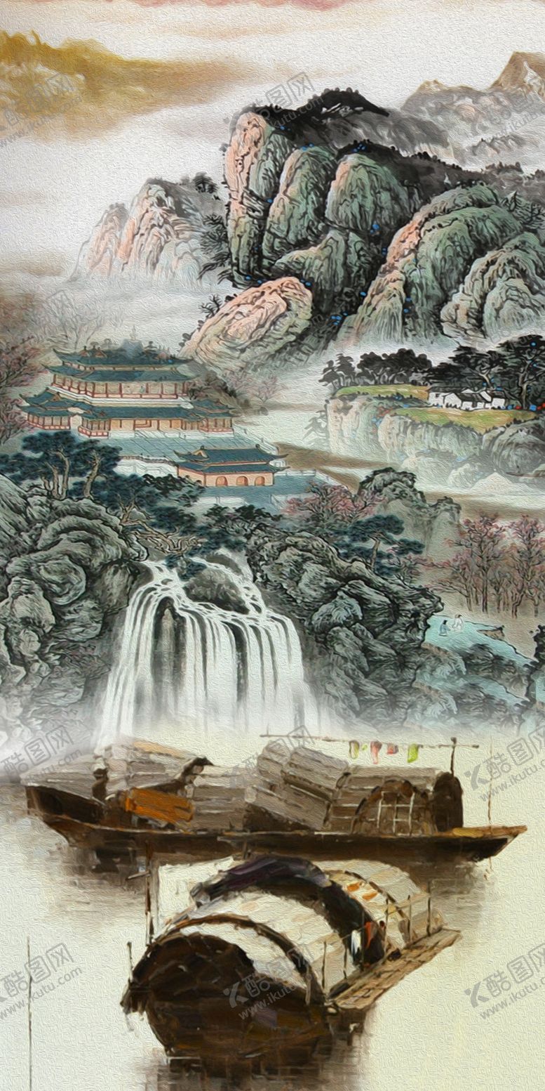 编号：93153405161817272514【酷图网】源文件下载-国画山水
