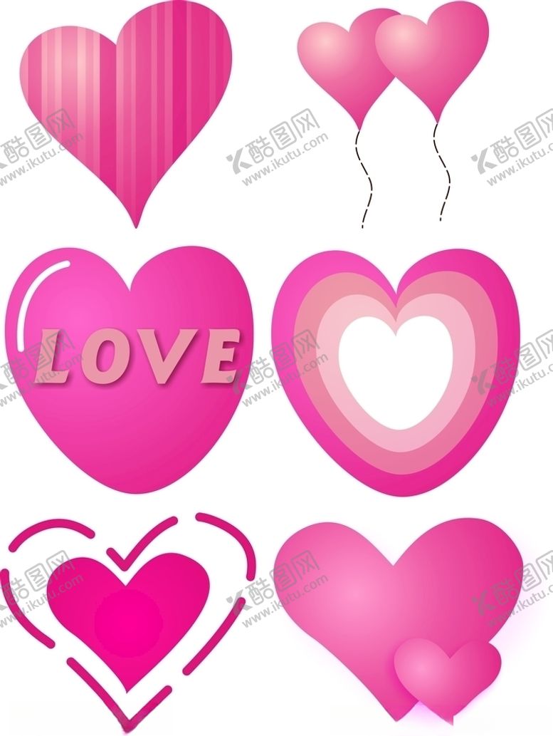 编号：90158410210442372118【酷图网】源文件下载-2月14情人节爱心素材