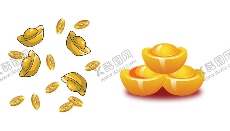 编号：36065806241116434671【酷图网】源文件下载-金元宝组合