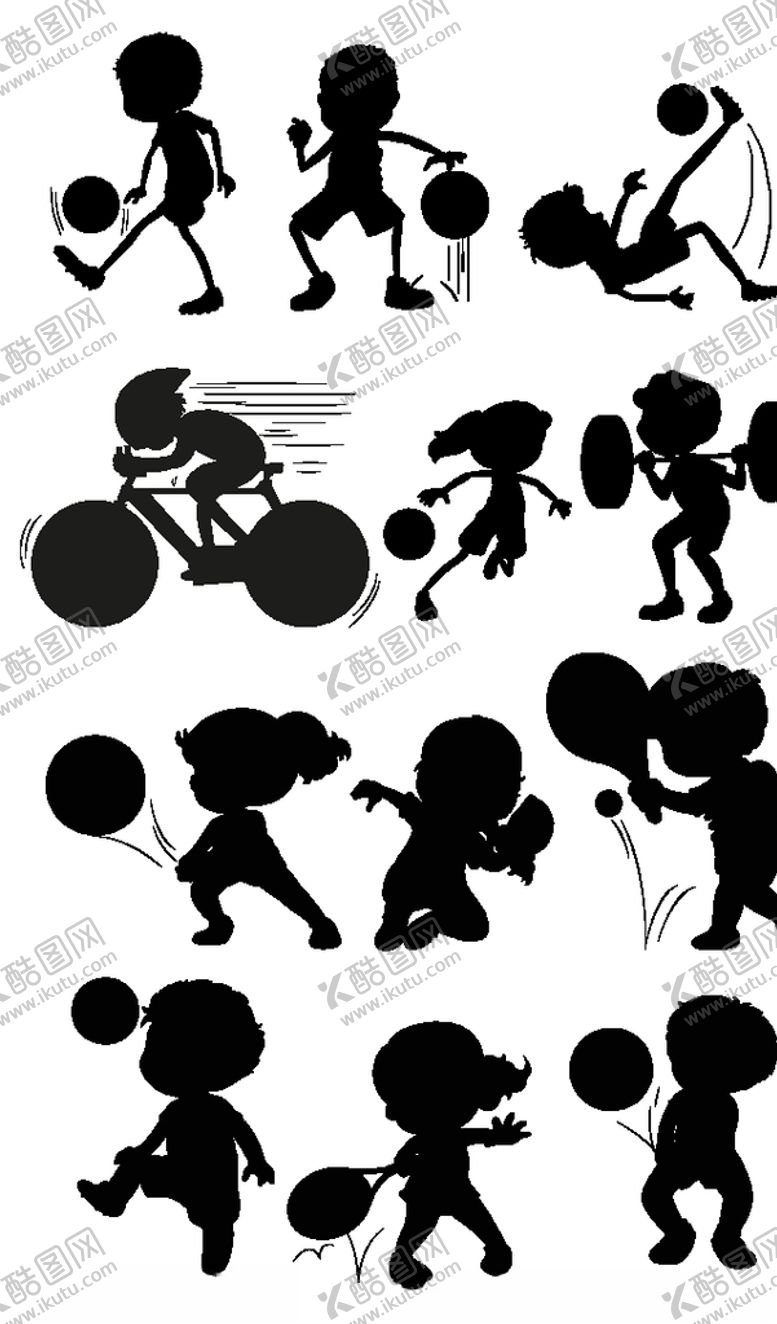 编号：83022609291212154418【酷图网】源文件下载-人物剪影