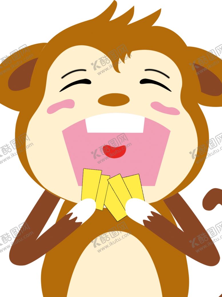编号：86092302201639588487【酷图网】源文件下载-卡通猴子插画