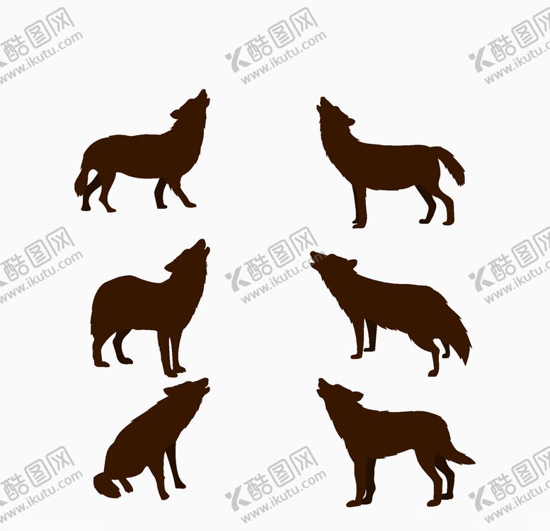编号：92644009201650534198【酷图网】源文件下载-狼剪影