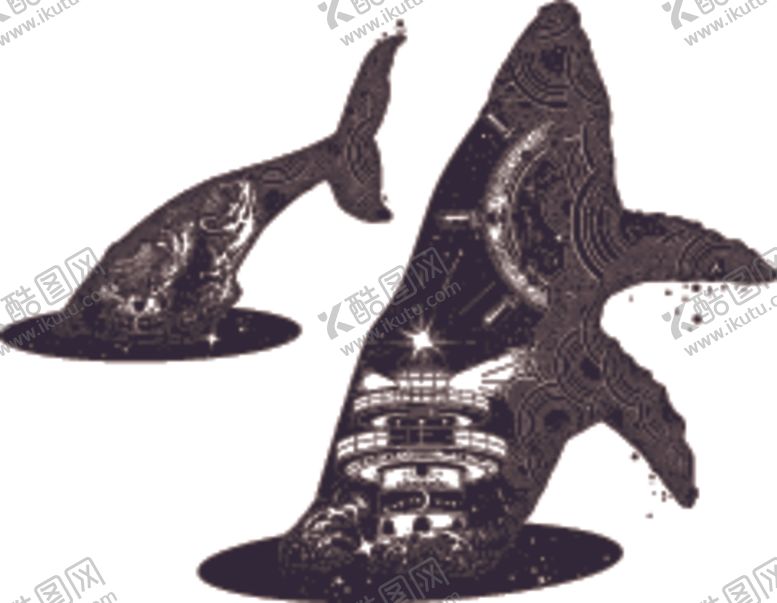 编号：28888111011415593876【酷图网】源文件下载-黑白纹身图案设计