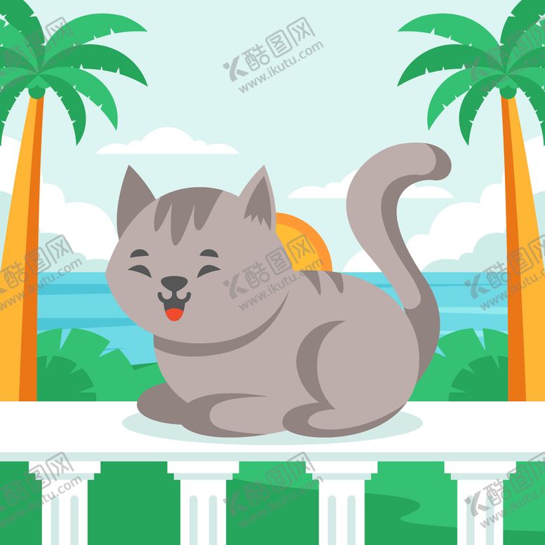 编号：98701409130337217891【酷图网】源文件下载-猫咪背景可爱猫猫小猫