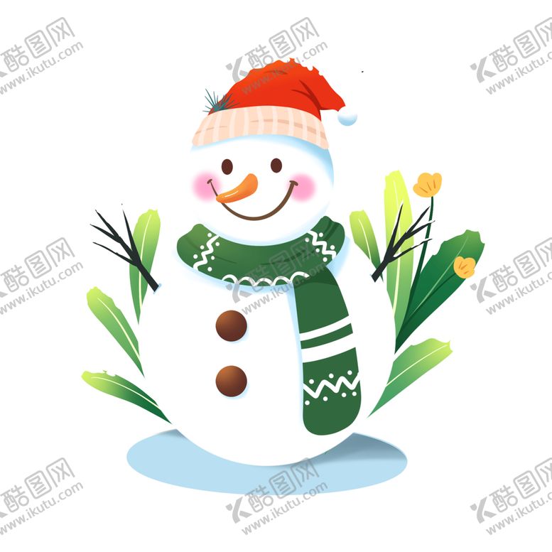 编号：59061309132248059025【酷图网】源文件下载-圣诞节雪人