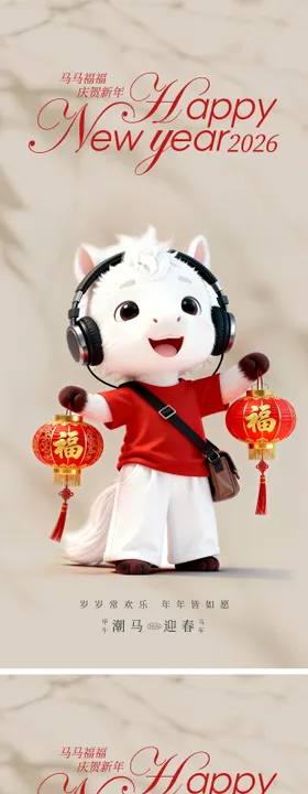 春节小马庆新年