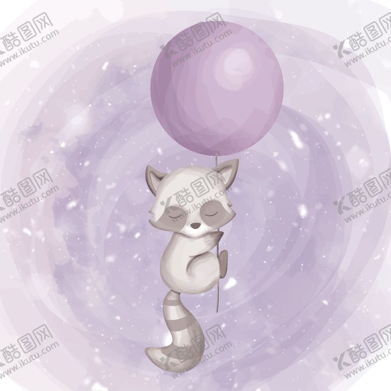 编号：13700309190745067594【酷图网】源文件下载-水彩动物