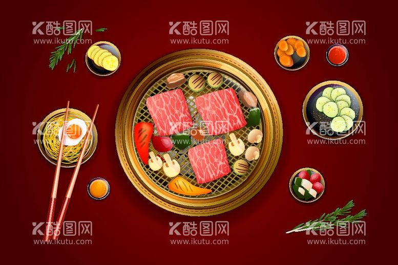 编号：93870312062056148545【酷图网】源文件下载-美食烤肉