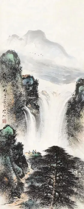 山水水墨画