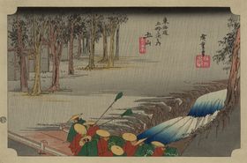 日本街景风景浮世绘