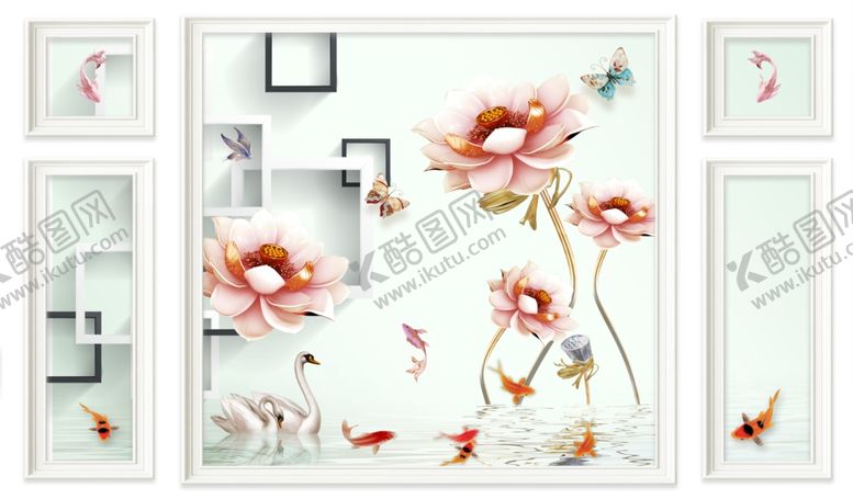 编号：44586811010243206003【酷图网】源文件下载-浮雕花梅花背景墙