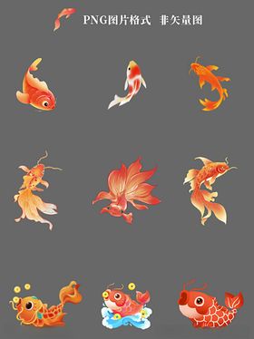 金鱼素材