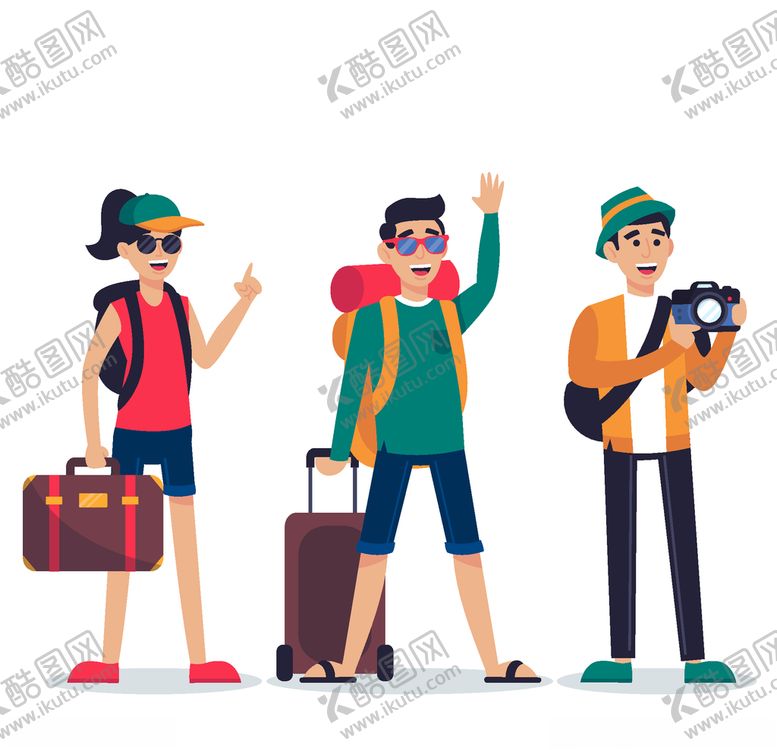 编号：21096105152332013179【酷图网】源文件下载-旅客游客