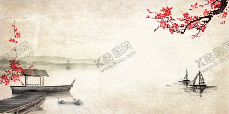 编号：88751104210140224302【酷图网】源文件下载-国风水墨画