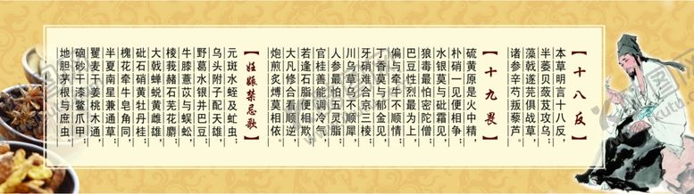 编号：84248110240727284704【酷图网】源文件下载-十八反十九畏
