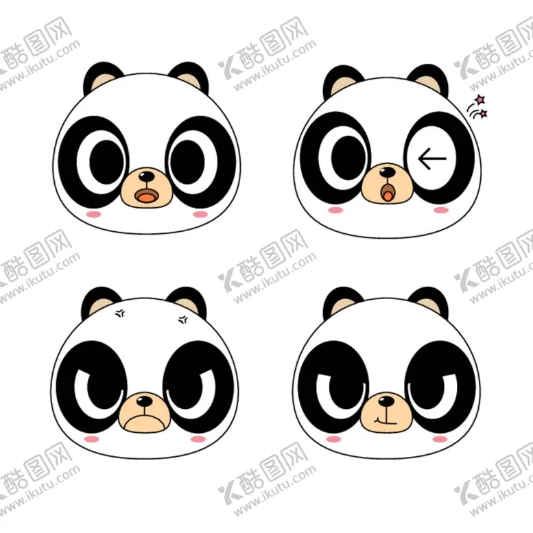 编号：75679112031153048713【酷图网】源文件下载-卡通熊猫