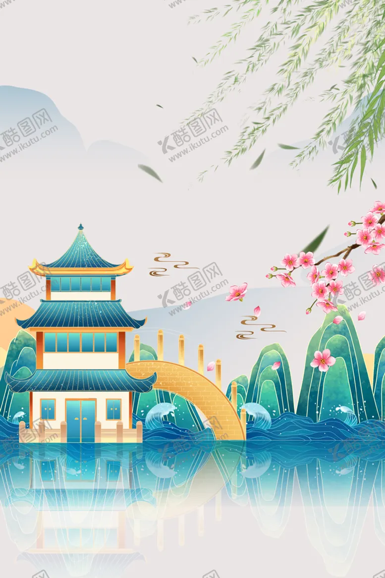 编号：92074109222321577912【酷图网】源文件下载-国潮背景