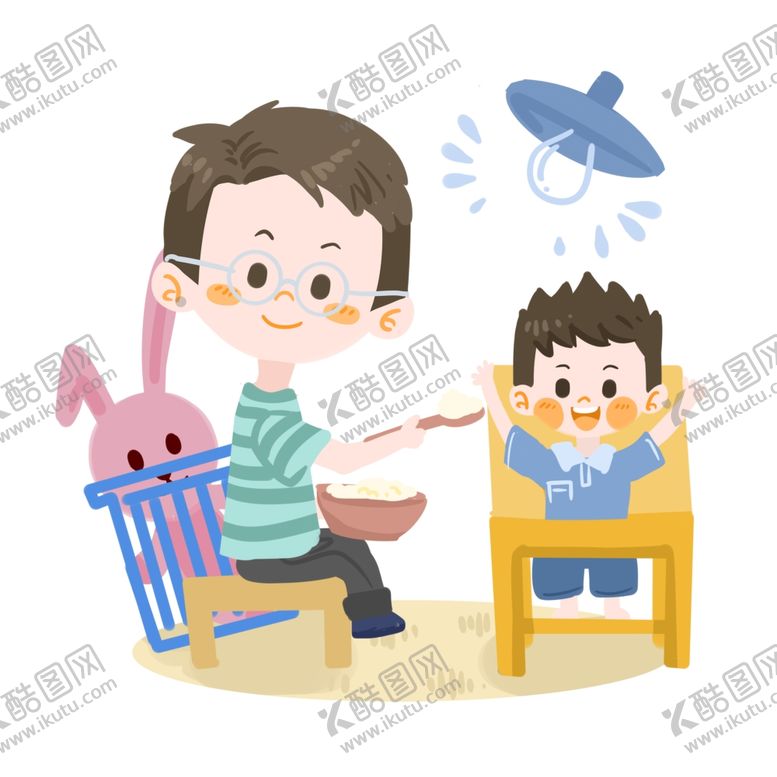 编号：73962609140549031269【酷图网】源文件下载-父亲节插画