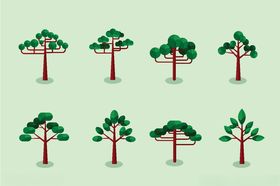 创意树矢量图