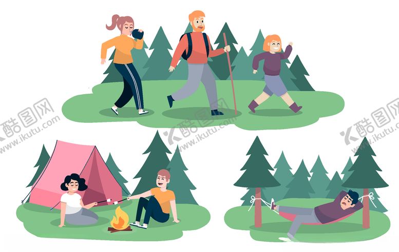 编号：94372609270227346907【酷图网】源文件下载-露营