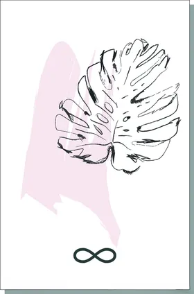 清新插画现代装饰金箔几何