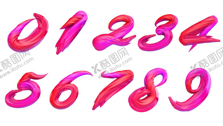 编号：61938710021627234331【酷图网】源文件下载-c4d数字