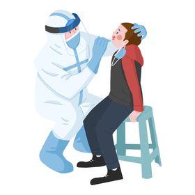 戴口罩接种处疫苗接种指南打针预防针
