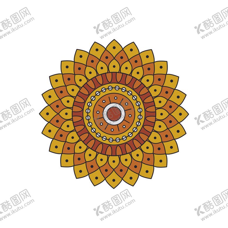 编号：58781506271004077178【酷图网】源文件下载-曼陀罗图案