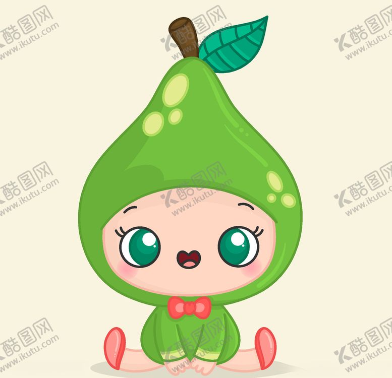 编号：64658907041844181314【酷图网】源文件下载-卡通梨