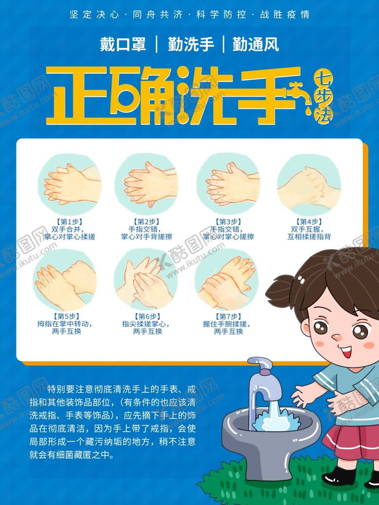 编号：34144010071502319930【酷图网】源文件下载-洗手七步法