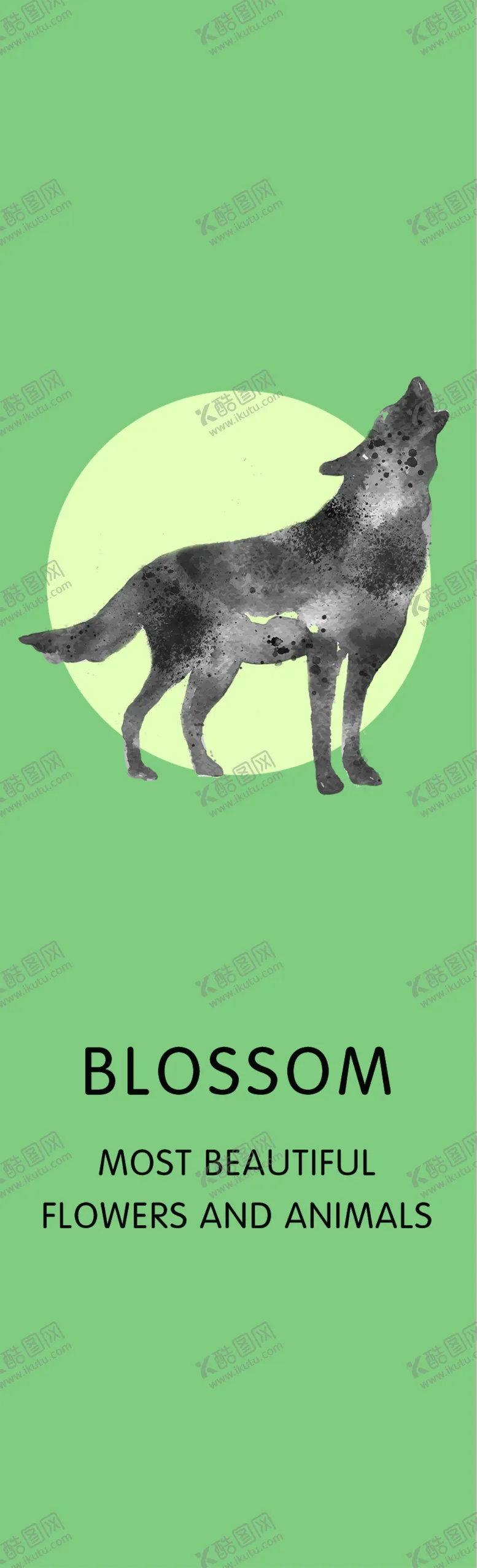 编号：62715007030036111499【酷图网】源文件下载-北欧彩画手绘清新文艺动物