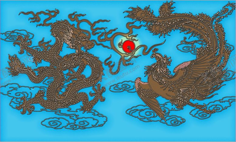 编号：29161710270950295162【酷图网】源文件下载-龙凤