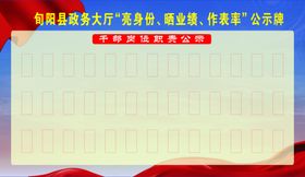 岗位公示牌