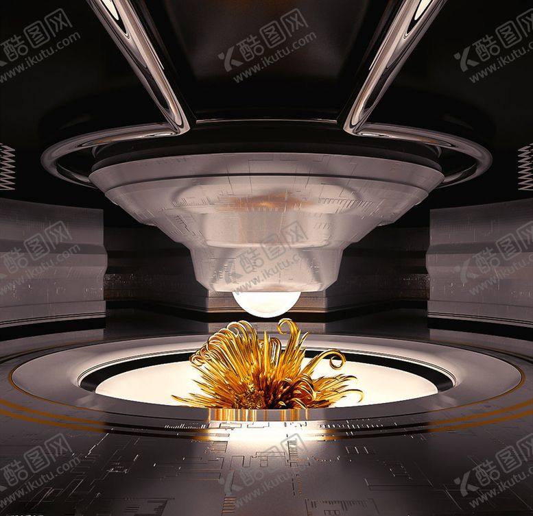 编号：46718905011013295898【酷图网】源文件下载-C4D模型舞台船舱太空舱展台