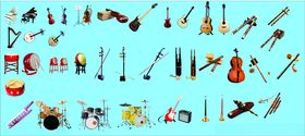 多样乐器展示