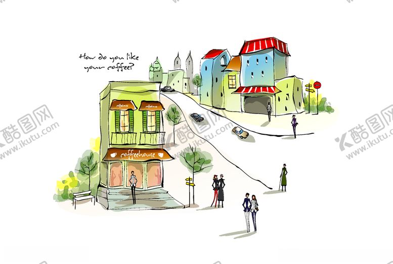 编号：55914309210954473625【酷图网】源文件下载-建筑线条图