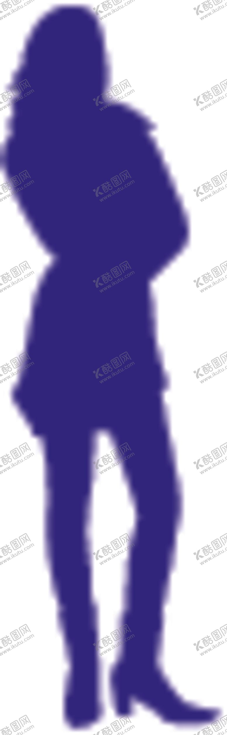 编号：50553109250708067044【酷图网】源文件下载-时尚美女剪影