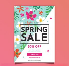 春季促销海报