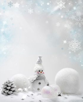 雪人立冬礼物圣诞装饰