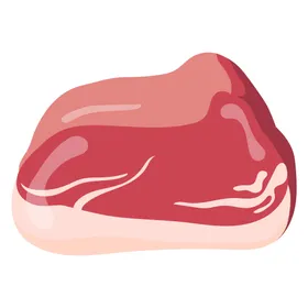 肉制品类手绘禽畜类卡通