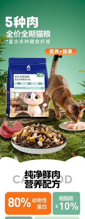 宠物全价全期猫粮详情页
