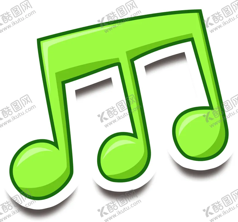 编号：21853109092046517221【酷图网】源文件下载-绿色音符