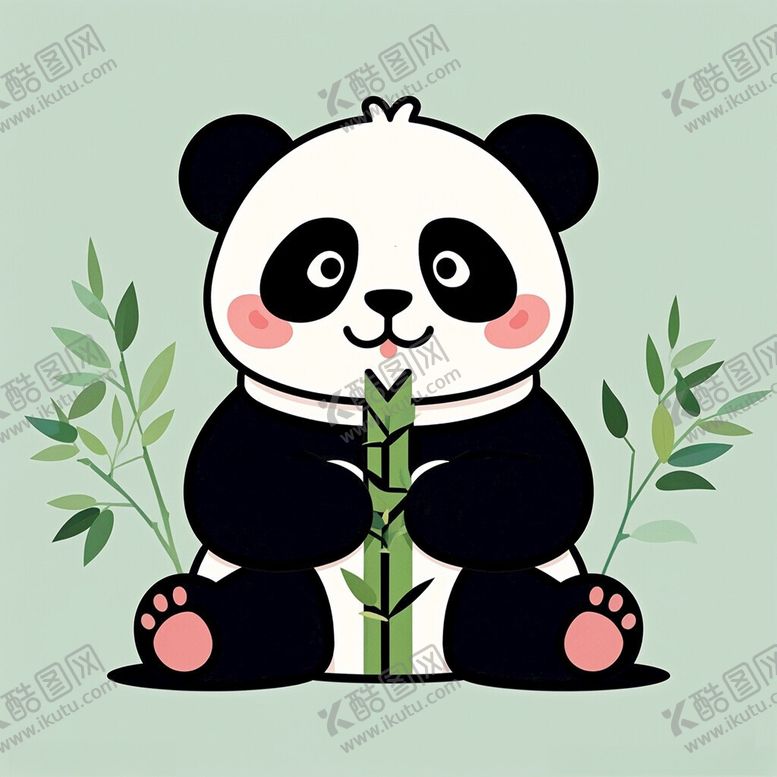 编号：24138302190442367858【酷图网】源文件下载-萌趣可爱熊猫
