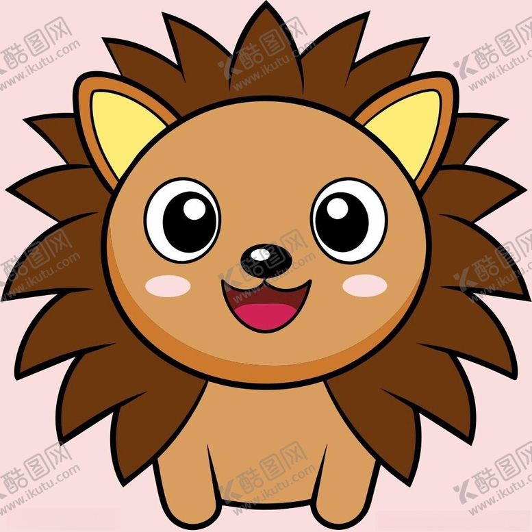 编号：85851601311401072615【酷图网】源文件下载-高兴的刺猬鼠