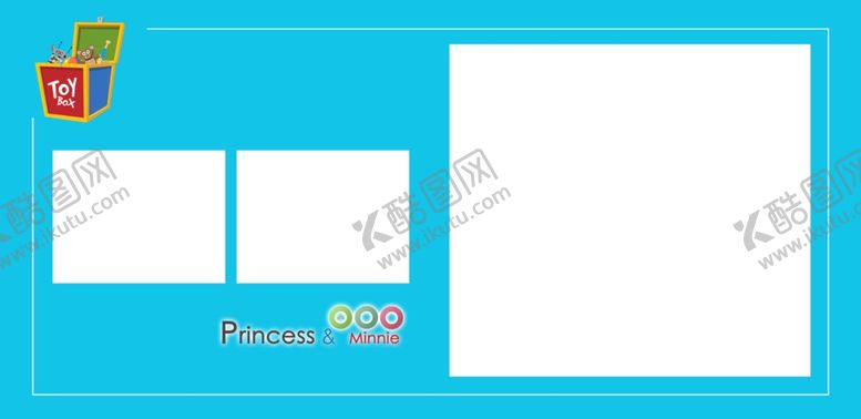 编号：50610507022216413568【酷图网】源文件下载-儿童相册模板蓝色