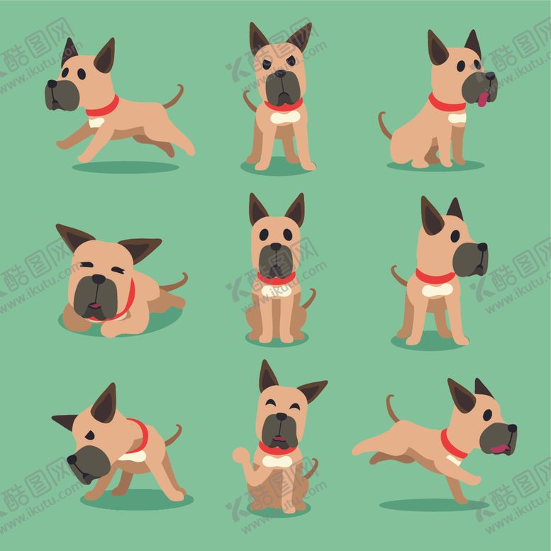 编号：19576210302219071020【酷图网】源文件下载-可爱小狗