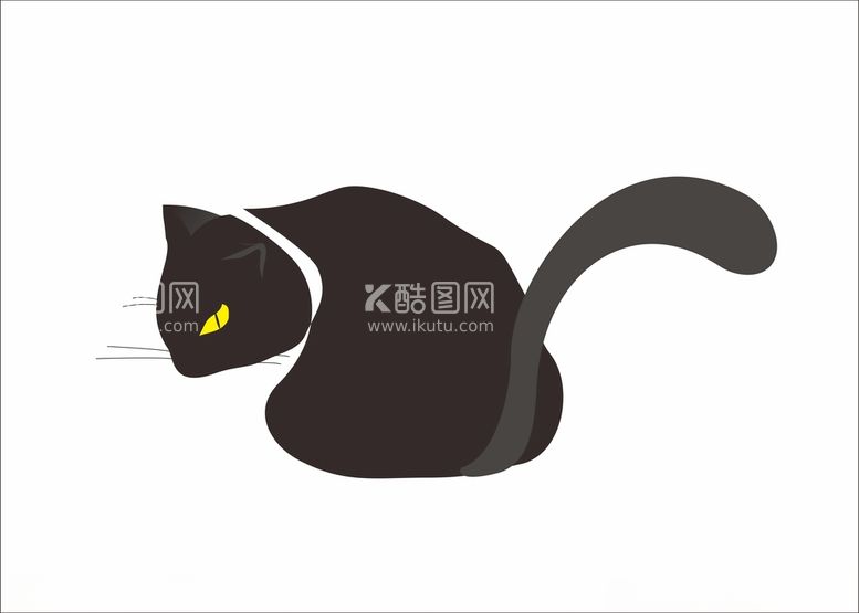 编号：85995612231732549245【酷图网】源文件下载-黑猫在盯着你