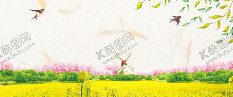 编号：14590309160238208186【酷图网】源文件下载-春天海报背景