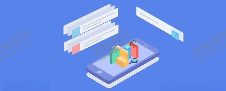 编号：59550509201251542243【酷图网】源文件下载-2.5D手机扁平化背景