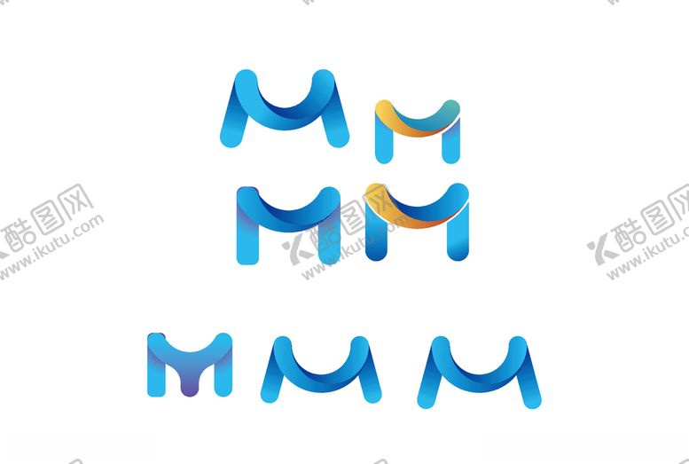 编号：48946106291057338768【酷图网】源文件下载-字母设计M标志logo